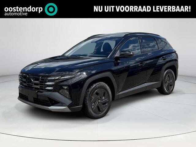 Hyundai TUCSON 1.6 T-GDI PHEV Pure Edition | Uit voorraad leverbaar! | Stoel en stuur verwarming | Navigatie| Zwarte 17 inch lichtmetalen wielen | Apple carplay | Android auto