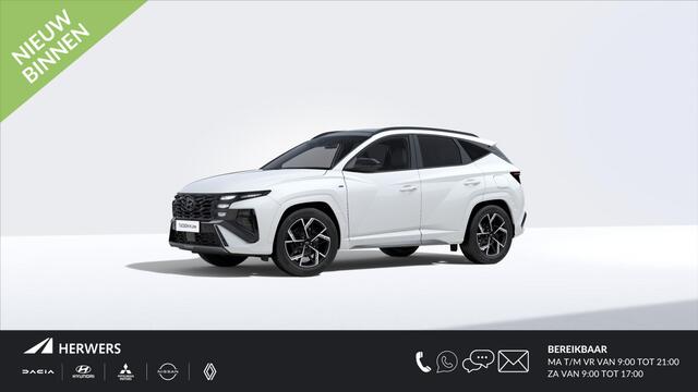 Hyundai TUCSON 1.6 T-GDI PHEV N Line Business Sky / ¤ 4.000,- Voordeel Op Nieuwprijs / Prijs is rijklaar / GROOT Glazen schuif-kanteldak / Navigatie / Keyless Entry / Snel leverbaar / 5 Jaar fabrieksgarantie /