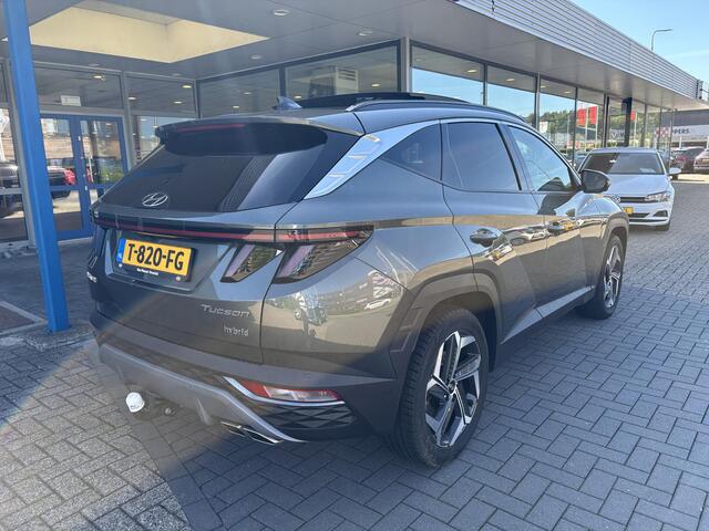 Hyundai TUCSON 1.6 T-GDI HEV Premium Sky 230pk | VOL! | Trekhaak | Pano | Leder | Stoel- Verwarming & Ventilatie | 360 Camera |