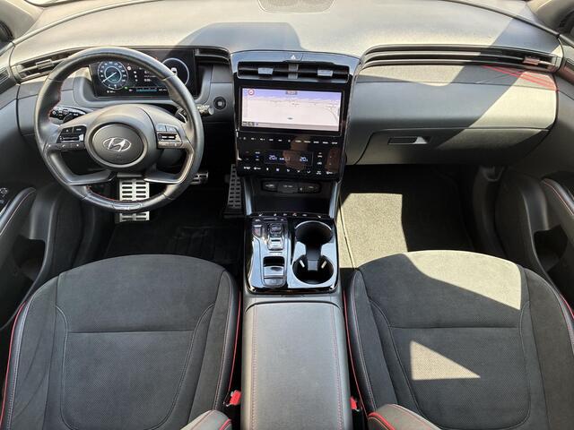 Hyundai TUCSON 1.6 T-GDI PHEV N Line 4WD / Fabrieksgarantie t/m 04-2027 / Dealer Onderhouden / Stoel-/Stuurverwarming / Achteruitrijcamera / Navigatie / Apple Carplay/Android Auto / Adaptieve Cruise Control /