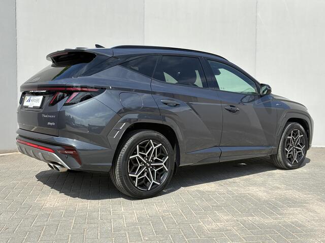 Hyundai TUCSON 1.6 T-GDI PHEV N Line 4WD / Fabrieksgarantie t/m 04-2027 / Dealer Onderhouden / Stoel-/Stuurverwarming / Achteruitrijcamera / Navigatie / Apple Carplay/Android Auto / Adaptieve Cruise Control /