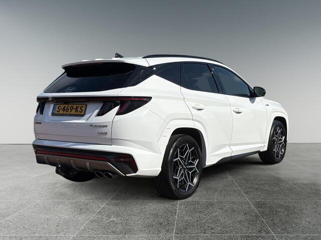 Hyundai TUCSON N Line 1.6 T-GDI HEV 230pk | TREKHAAK | 360° CAMERA | STOELVERW. V + A | STOELVERKOELING | ADAPTIVE CRUISE | ALCANTARA | 1650KG TREKVERMOGEN |