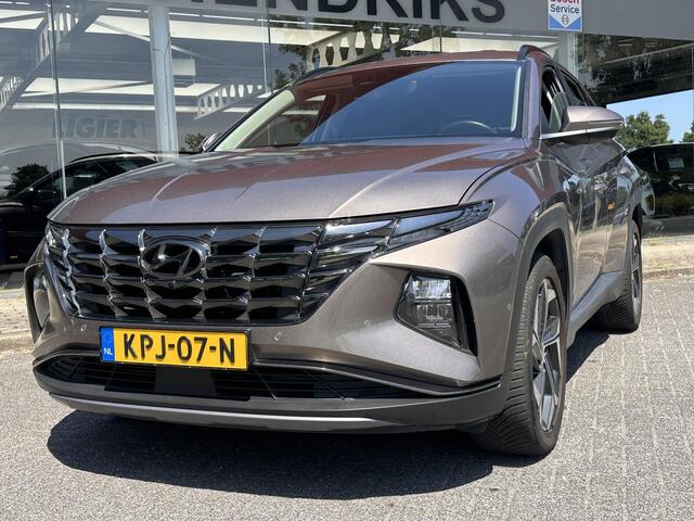 Hyundai TUCSON 1.6 T-GDI HEV Premium | Trekhaak 1650kg! | Leder | Blind-spot | 360 Cam | Adaptive CC | Stoel-koeling/verwarming |