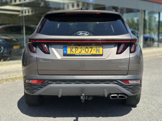 Hyundai TUCSON 1.6 T-GDI HEV Premium | Trekhaak 1650kg! | Leder | Blind-spot | 360 Cam | Adaptive CC | Stoel-koeling/verwarming |