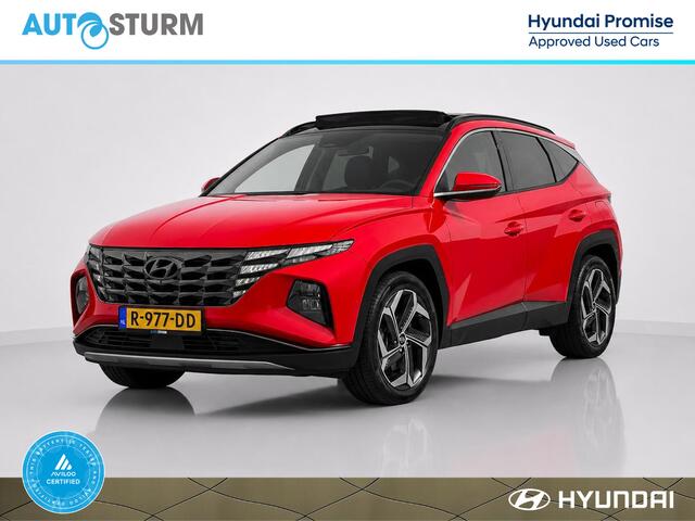 Hyundai TUCSON 1.6 T-GDI PHEV Premium Sky 4WD SoH 98% incl. Trekhaak, NL-Auto + 1e Eigenaar!