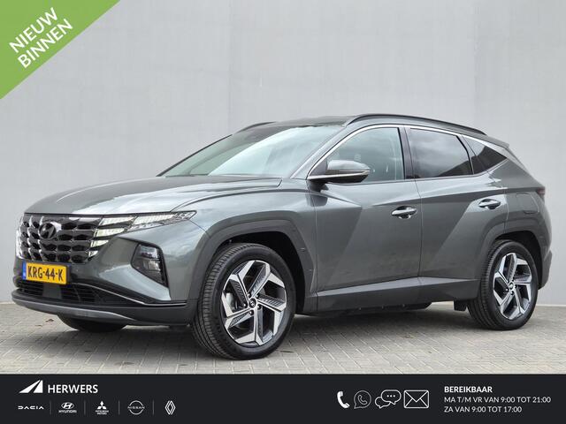 Hyundai TUCSON 1.6 T-GDI PHEV Comfort Smart 4WD / SOH 100% / Dealer onderhouden / Fabrieksgarantie tot 06-2027 / Trekhaak afneembaar / Trekgewicht 1350 kg / Stuur- & Stoelverwarming / Achteruitrijcamera / Elektrische achterklep / Adaptief cruise control /