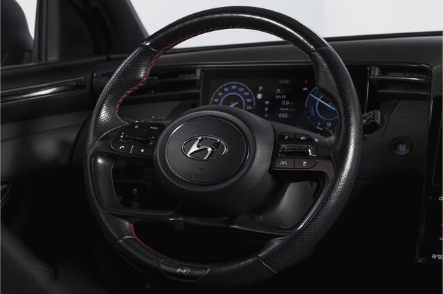 Hyundai TUCSON 1.6 T-GDI HEV N Line Sky Orig. NL | S/K-Panodak | Adapt. Cruise | Stoel-+Stuurverw. | PDC | 360 Camera | NAV+App. Connect | ECC | Afn. Trekhaak | LM 19" |
