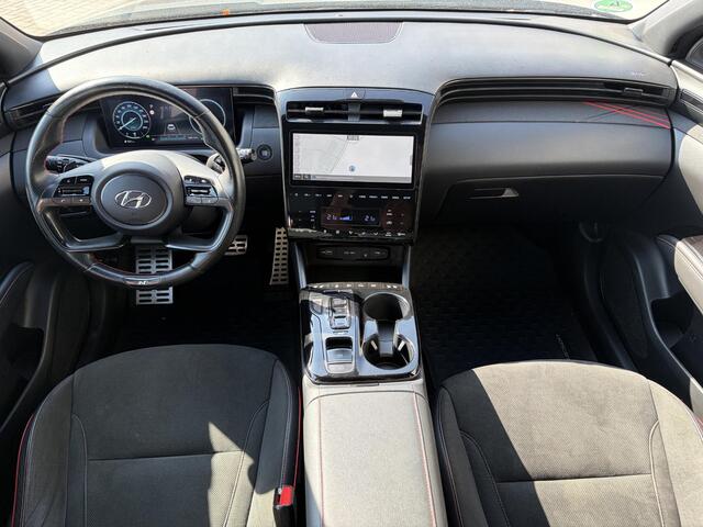 Hyundai TUCSON 1.6 T-GDI HEV N Line Sky / Elektrische achterklep / Adaptieve cruise control / Elektrisch schuif-kanteldak / Trekhaak (1650 KG) / Stoelverwarming voor en achter / Stoelventilatie /