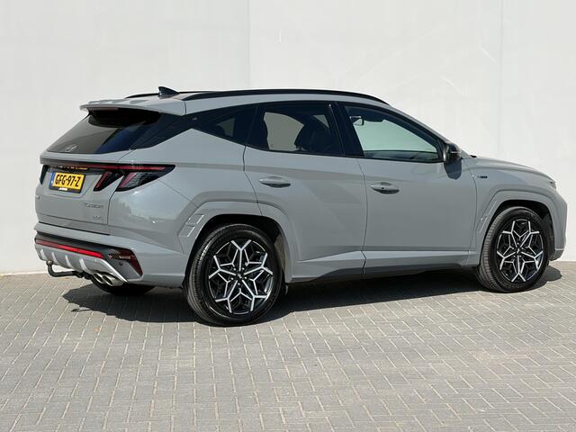 Hyundai TUCSON 1.6 T-GDI HEV N Line Sky / Elektrische achterklep / Adaptieve cruise control / Elektrisch schuif-kanteldak / Trekhaak (1650 KG) / Stoelverwarming voor en achter / Stoelventilatie /