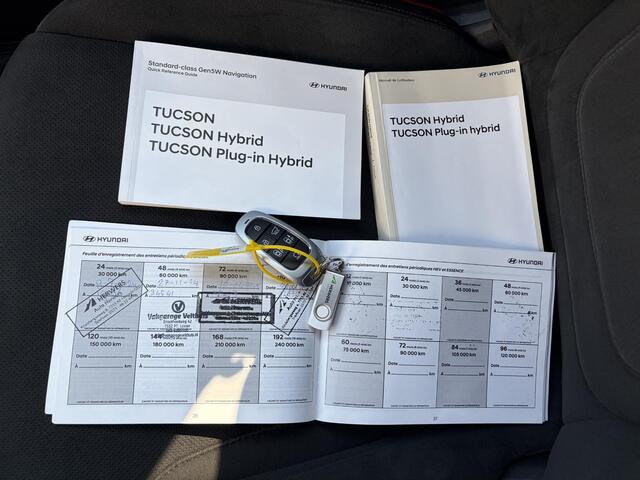 Hyundai TUCSON 1.6 T-GDI HEV N Line Sky / Elektrische achterklep / Adaptieve cruise control / Elektrisch schuif-kanteldak / Trekhaak (1650 KG) / Stoelverwarming voor en achter / Stoelventilatie /