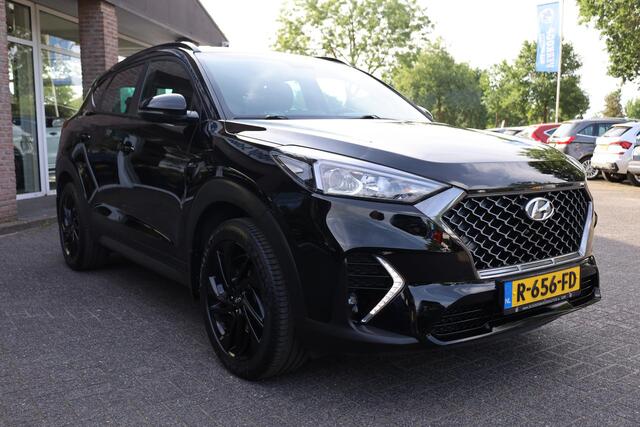Hyundai TUCSON 1.6 T-GDI N-Line CARAVANTREKKER 1600KG! CARPLAY CAMERA STOELVERW. HALF-LEER HILL-HOLD CRUISE NAVI CLIMA PDC 19''LMV