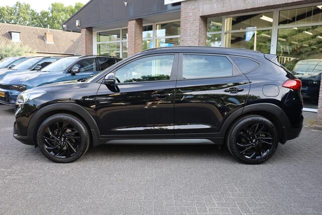 Hyundai TUCSON 1.6 T-GDI N-Line CARAVANTREKKER 1600KG! CARPLAY CAMERA STOELVERW. HALF-LEER HILL-HOLD CRUISE NAVI CLIMA PDC 19''LMV