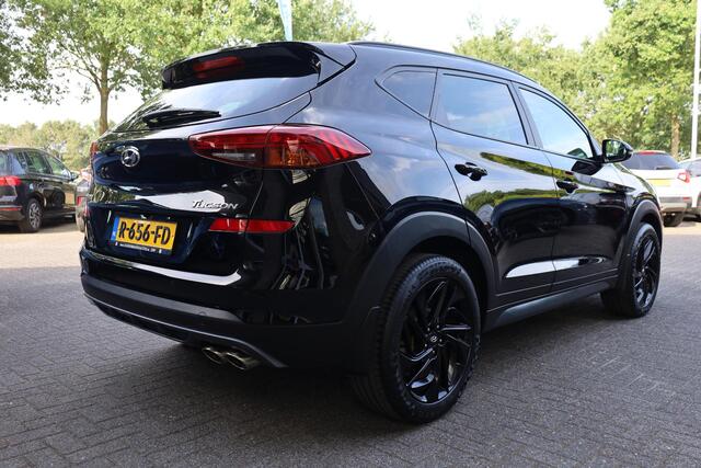 Hyundai TUCSON 1.6 T-GDI N-Line CARAVANTREKKER 1600KG! CARPLAY CAMERA STOELVERW. HALF-LEER HILL-HOLD CRUISE NAVI CLIMA PDC 19''LMV