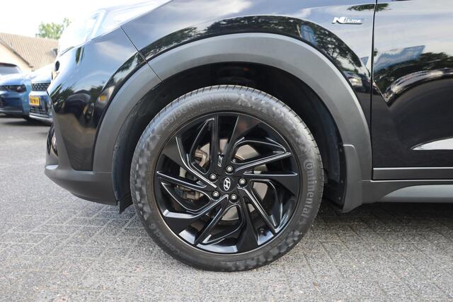 Hyundai TUCSON 1.6 T-GDI N-Line CARAVANTREKKER 1600KG! CARPLAY CAMERA STOELVERW. HALF-LEER HILL-HOLD CRUISE NAVI CLIMA PDC 19''LMV