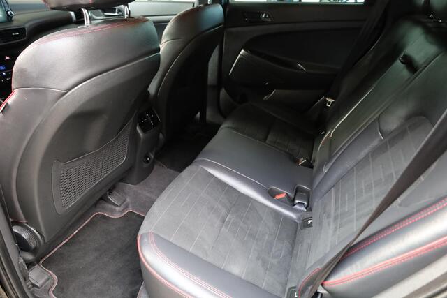 Hyundai TUCSON 1.6 T-GDI N-Line CARAVANTREKKER 1600KG! CARPLAY CAMERA STOELVERW. HALF-LEER HILL-HOLD CRUISE NAVI CLIMA PDC 19''LMV
