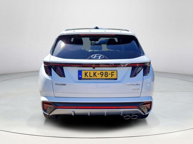 Hyundai TUCSON 1.6 T-GDI HEV N Line Sky | Rijklaarprijs! | Panoramadak | 1.650kg trekgewicht | 360 Camera | Elektrisch verstelbare, verwarmde en verkoelde stoelen |