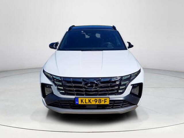 Hyundai TUCSON 1.6 T-GDI HEV N Line Sky | Rijklaarprijs! | Panoramadak | 1.650kg trekgewicht | 360 Camera | Elektrisch verstelbare, verwarmde en verkoelde stoelen |