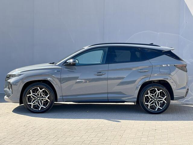 Hyundai TUCSON 1.6 T-GDI HEV 230pk N Line Edition / 1650kg Trekgewicht / Stuur- & Stoelverwarming / Achteruitrijcamera / Apple Carplay Android Auto / Navigatie / Adaptief cruise control /