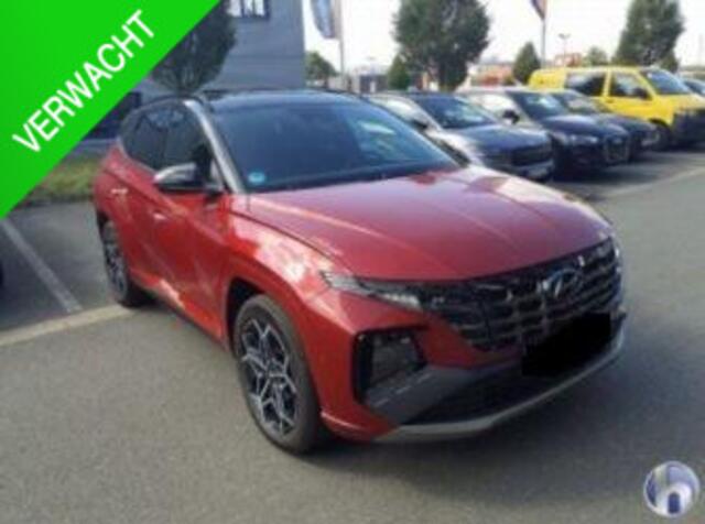 Hyundai TUCSON 1.6 T-GDI Plug-in Hybrid 4WD N-line l Trekhaak, 1e eigenaar, Dealer onderhouden, Bi-Tone, Camera, Half alcantara/leder, 19 inch, Zeer luxe!