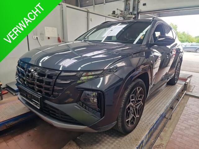 Hyundai TUCSON 1.6 T-GDI PHEV N Line Sky 4WD | Dealer onderhouden, 1e eigenaar, Adaptieve Cruise, Elektr. kofferklep, Half alcantara/leder, 19 inch!