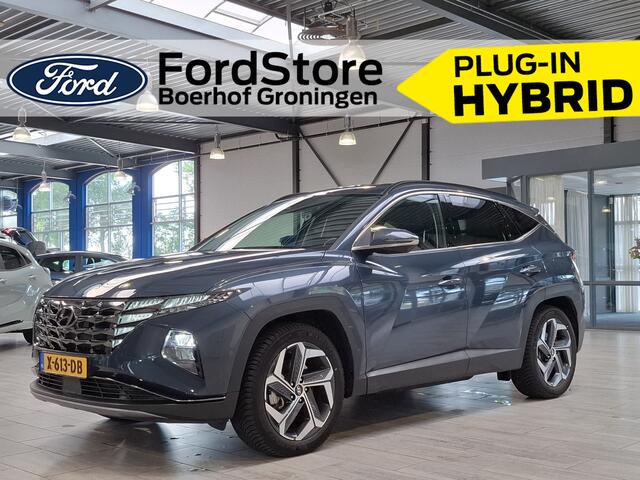 Hyundai TUCSON 1.6 T-GDI PHEV 265pk Premium 4WD | Trekhaak | SOH 97,4% | Stuur & Stoel Verwarming // verkoeling | Blis | LED | Elekt. achterklep | Elektrische stoelen |
