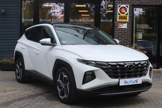 Hyundai TUCSON 1.6 T-GDI HEV 230pk Premium Sky Pano/Matrix LED/Leder/360/Keyless/Virtual Cockpit/Elek. stoelen+mem/19"/Trekhaak