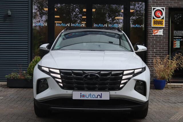 Hyundai TUCSON 1.6 T-GDI HEV 230pk Premium Sky Pano/Matrix LED/Leder/360/Keyless/Virtual Cockpit/Elek. stoelen+mem/19"/Trekhaak