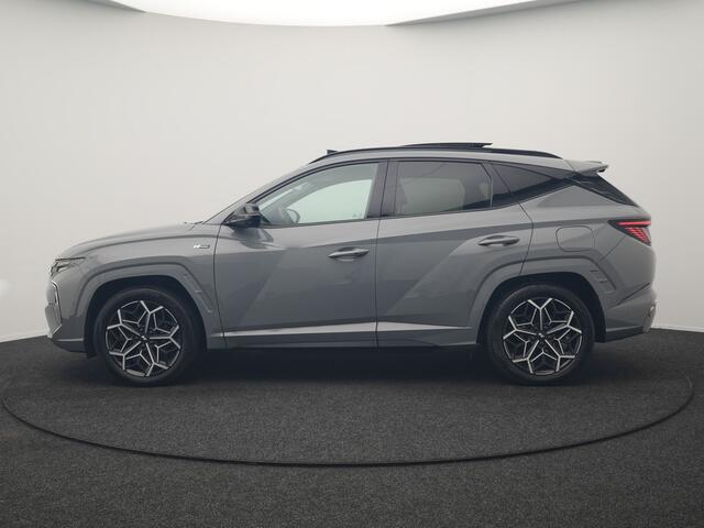 Hyundai TUCSON 1.6 T-GDI N Line 4WD PHEV 265PK Dealer O.H | Panodak | Trekhaak Afn. | Adaptive Cruise | 360 Camera | Alcantara Sportstoelen Memory & Ventilatie | Stoelen & Stuur Verwarmd | Krell Audio | Carplay | Blis | Keyless | Navigatie | DAB | 19"L.M | Plug In Hybrid