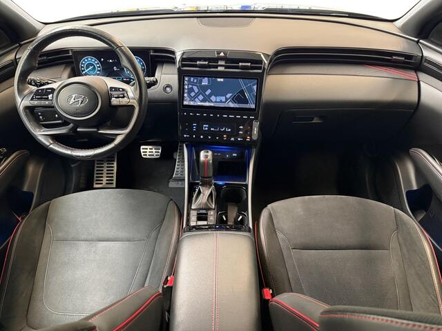 Hyundai TUCSON 1.6 T-GDI MHEV N-Line I Trekhaak I Adaptive Cruise I Stoel- en Stuurverwarming I Dodehoekdetectie I Keyless I CarPlay I Camera I
