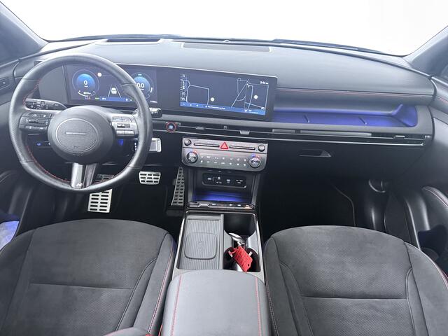 Hyundai TUCSON 1.6 T-GDI HEV N Line Sky | Krell Audio | Panoramadak | Head-up Display | Stoelverwarming-/Verkoeling | 360 Camera | Memory Stoelen | Onderweg-naar-dealer