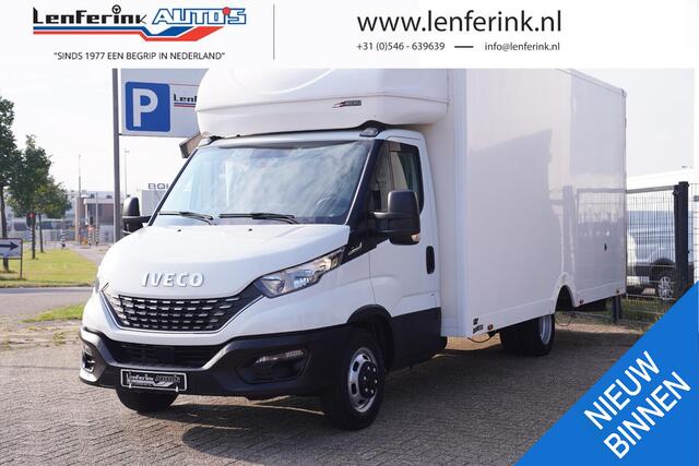 Iveco DAILY 35C14 140 pk Automaat Bakwagen 30M3 Airco, Camera Luchtvering, Dakspoiler, Dubbel Lucht LxBxH 530x227x240 cm, 3-Zits