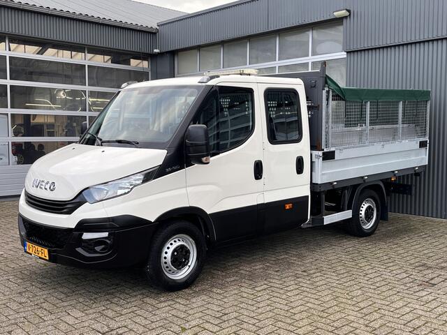 Iveco DAILY 35S12D 2.3 345 6 persoons 3500kg trekgewicht Airco Euro 6 Pick-up Open laadbak Bakwagen 1e eiegenaar P-up