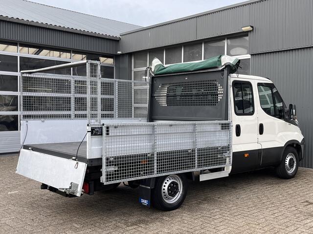 Iveco DAILY 35S12D 2.3 345 6 persoons 3500kg trekgewicht Airco Euro 6 Pick-up Open laadbak Bakwagen 1e eiegenaar P-up