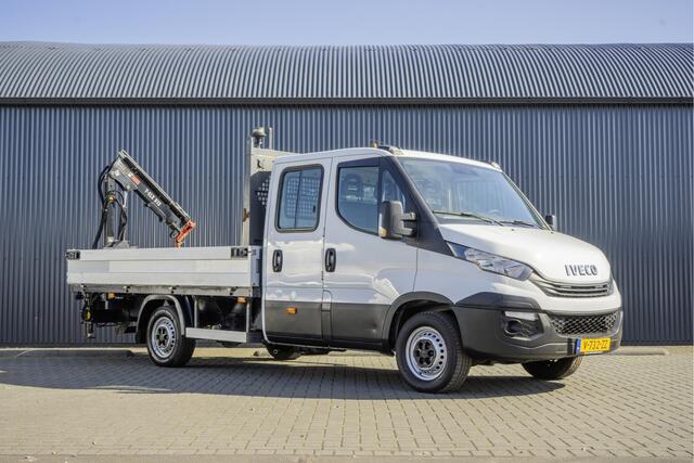 Iveco DAILY 35S18D | 3.0 180PK | Hiab 013 | 3.5T Trekgewicht | Automaat | Climate | Camera | Euro 6