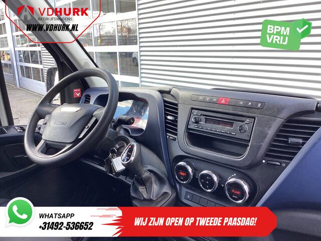 Iveco DAILY 35C14D 2.3 140 pk Aut. ZF DC Dubbel Cabine 6Pers./ Kipper/ Pick Up/ Open Laadbak/ 3.5t Trekverm./ Dubbel Lucht/ Gev.Stoel/ Climate/ Zwaailamp/ Cruise