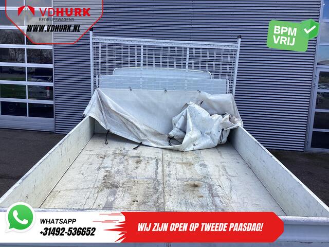 Iveco DAILY 35C14D 2.3 140 pk Aut. ZF DC Dubbel Cabine 6Pers./ Kipper/ Pick Up/ Open Laadbak/ 3.5t Trekverm./ Dubbel Lucht/ Gev.Stoel/ Climate/ Zwaailamp/ Cruise