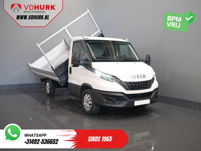 Iveco DAILY 35S16V 2.3 160 pk Aut. ZF 3 Zijde Kipper LED/ 3.5t Trekverm./ Gev.Stoel/ Climate/ Cruise/ DAB/ Open Laadbak/ Pick Up/ Tipper/ Kieper