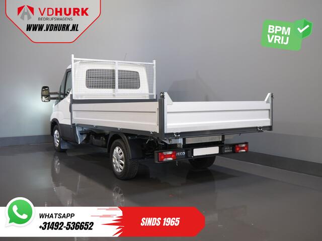 Iveco DAILY 35S16V 2.3 160 pk Aut. ZF 3 Zijde Kipper LED/ 3.5t Trekverm./ Gev.Stoel/ Climate/ Cruise/ DAB/ Open Laadbak/ Pick Up/ Tipper/ Kieper