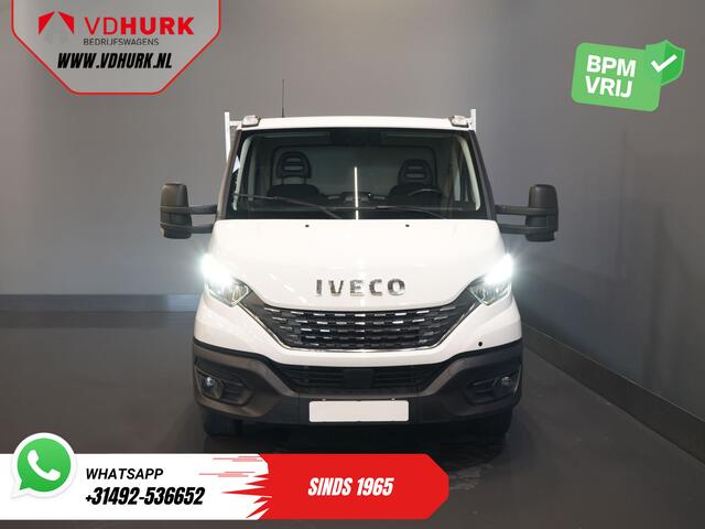 Iveco DAILY 35S16V 2.3 160 pk Aut. ZF 3 Zijde Kipper LED/ 3.5t Trekverm./ Gev.Stoel/ Climate/ Cruise/ DAB/ Open Laadbak/ Pick Up/ Tipper/ Kieper