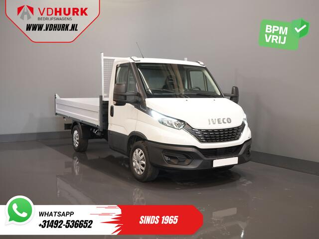 Iveco DAILY 35S16V 2.3 160 pk Aut. ZF 3 Zijde Kipper LED/ 3.5t Trekverm./ Gev.Stoel/ Climate/ Cruise/ DAB/ Open Laadbak/ Pick Up/ Tipper/ Kieper