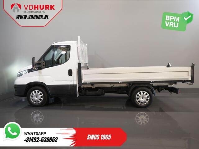 Iveco DAILY 35S16V 2.3 160 pk Aut. ZF 3 Zijde Kipper LED/ 3.5t Trekverm./ Gev.Stoel/ Climate/ Cruise/ DAB/ Open Laadbak/ Pick Up/ Tipper/ Kieper