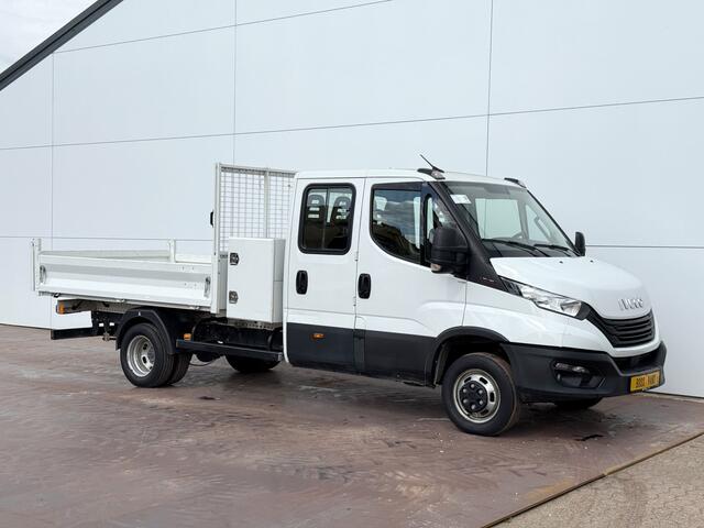 Iveco DAILY 35C16 3.0 Dubbele Cabine Kipper Dubbellucht Airco Navigatie 3.5t Trekhaak Tipper Benne