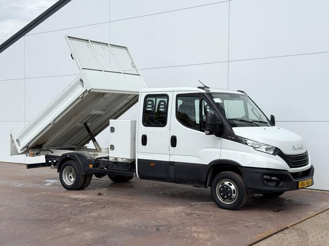 Iveco DAILY 35C16 3.0 Dubbele Cabine Kipper Dubbellucht Airco Navigatie 3.5t Trekhaak Tipper Benne