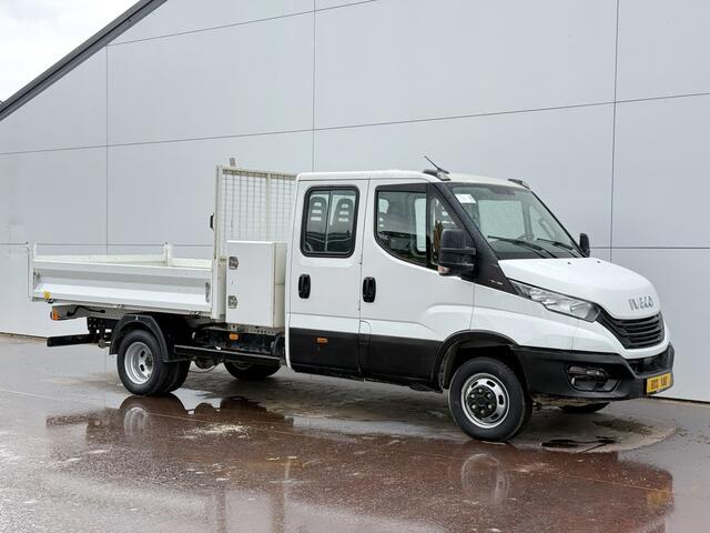 Iveco DAILY 35C16 3.0 Dubbele Cabine Kipper Dubbellucht Airco Navigatie Camera 3.5t Trekhaak Tipper Benne