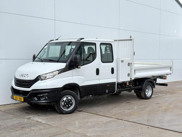 Iveco DAILY 35C16 3.0 Dubbele Cabine Kipper Dubbellucht Airco Navigatie Camera 3.5t Trekhaak Tipper Benne