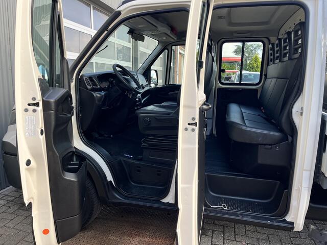 Iveco DAILY 35S11D 2.3 345 Airco Trekhaak 3500kg trekgewicht 6-Persoons Open laadbak Pick-up P-up Bakwagen 1e eigenaar Euro 5 Bpm vrij voor particulier gebruik!!
