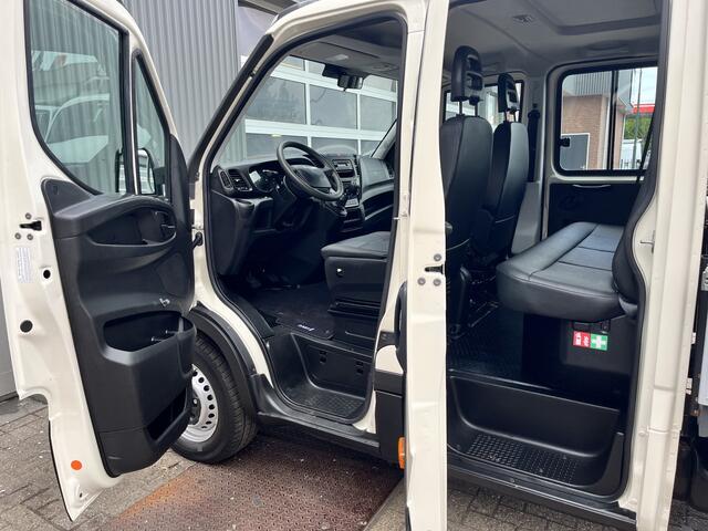 Iveco DAILY 35S12D 2.3 345 6-Persoons 3500kg trekgewicht Airco Euro 6 Pick-up Open laadbak Bakwagen 1e eigenaar P-up