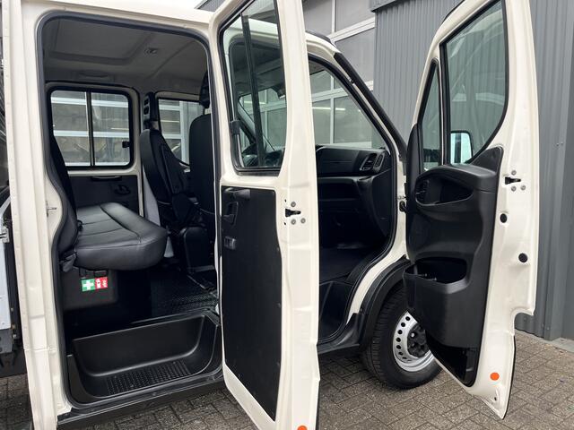 Iveco DAILY 35S12D 2.3 345 6-Persoons 3500kg trekgewicht Airco Euro 6 Pick-up Open laadbak Bakwagen 1e eigenaar P-up