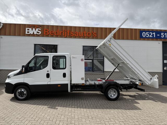 Iveco DAILY 35C14D euro 6 / DC 6 persoons / JPM kipper / vaste prijs rijklaar ¤ 24.950 ex btw / lease vanaf ¤ 407 / dubbellucht / cruise en climate control / trekhaak 3500 kg !