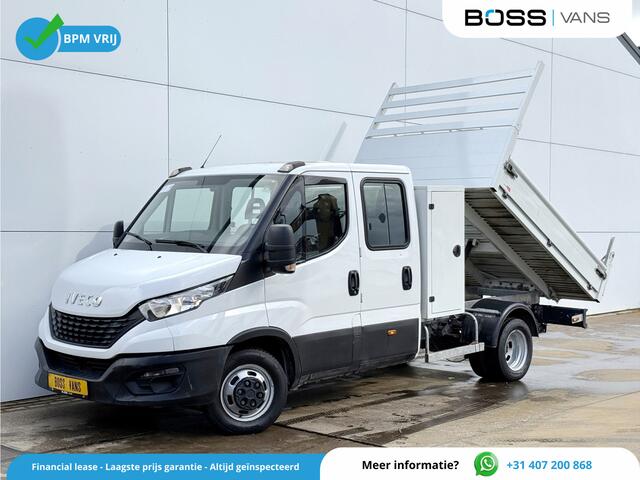 Iveco DAILY 35C14 2.3 Kipper Dubbele Cabine Dubbellucht 6 Stoelen Airco Cruise Control Trekhaak Luchtgeveerde stoel